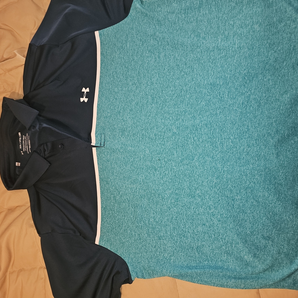 Under Armour Blue Polo Shirt